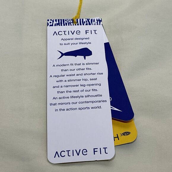 AFTCO Everyday Shorts Nylon Active Fit UPF 50 Mens 42x9 Bone Cream Fishing Beach - Picture 10 of 11